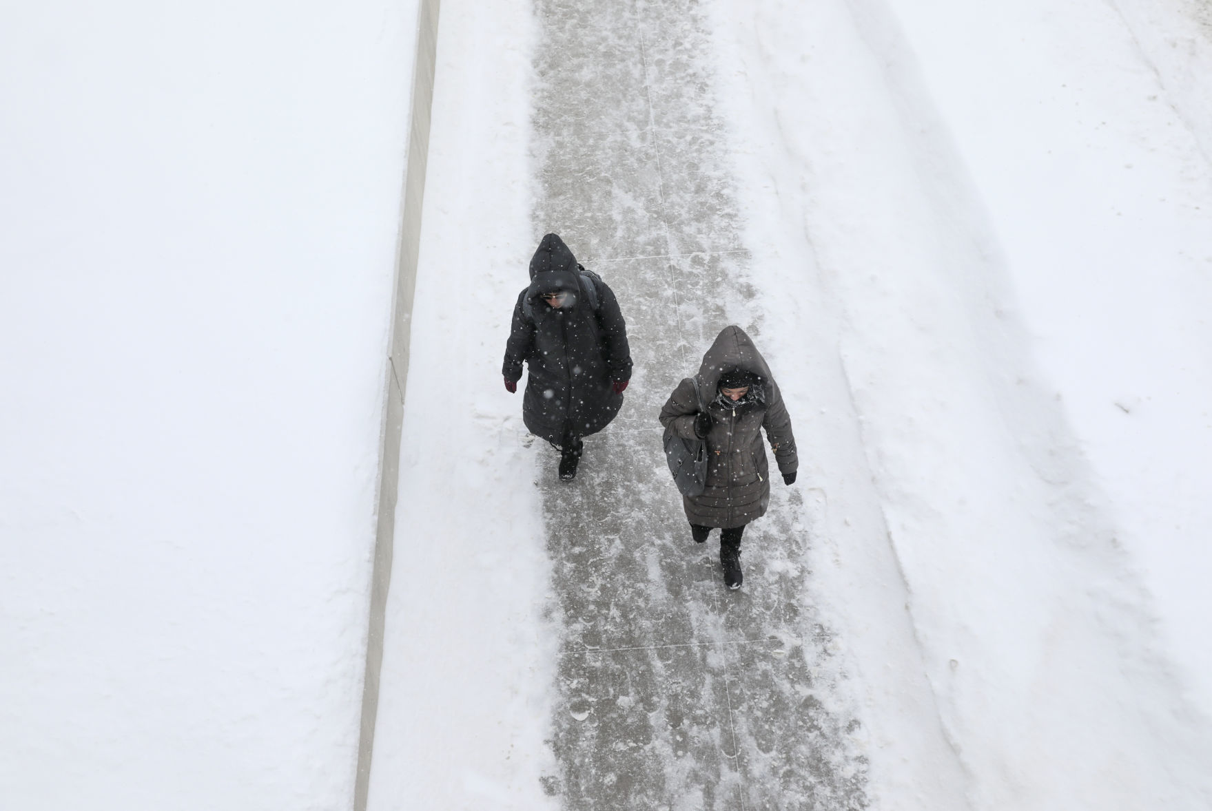 Winter storm hits Madison area